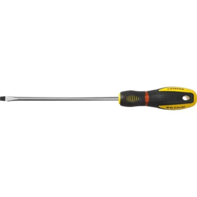 Отвертка STAYER "PROFI" "PROTech", двухкомп рукоятка, намагниченная, Cr-Mo, SL5,5x150мм 25131-05-15_z02