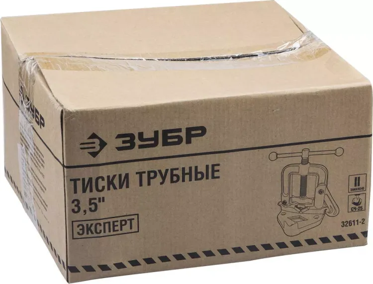Тиски ЗУБР "МАСТЕР" для труб, № 2 - 3,5" 32611-2 купить в Ханты-Мансийске