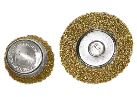 Набор щеток для дрели 2 шт 1 плоская 100 мм + 1 "чашка" 75 мм со шпильками MATRIX 74480 купить в Ханты-Мансийске
