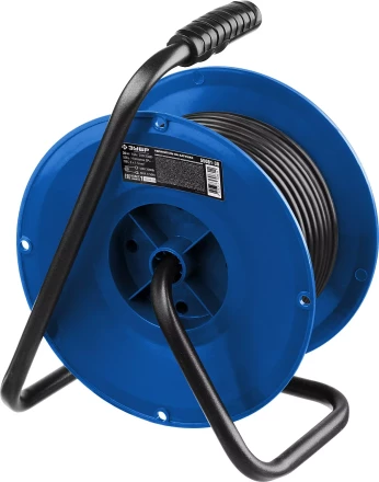 Удлинитель на катушке &quot;ПВС 315&quot;, 30 м, 3500 Вт, 4 гнезда, IP44, ПВС 3х1,5 кв мм, ЗУБР 55081-30 купить в Ханты-Мансийске