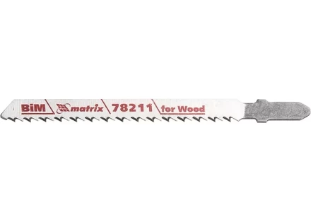 Полотна для электролобзика по дереву 3 шт T101BF 75 x 2,5мм Bimetal MATRIX Professional 78211 купить в Ханты-Мансийске