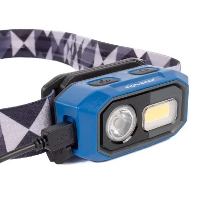 Фонарик налобный светодиодный со встроенным аккумулятором КВТ HL-6567 (88899) купить в Ханты-Мансийске