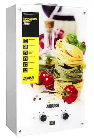Колонка газовая Zanussi GWH 10 Fonte Glass La Spezia купить в Ханты-Мансийске