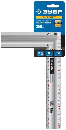 ЗУБР 250 мм, жесткий столярный угольник, Профессионал (34392-25) купить в Ханты-Мансийске