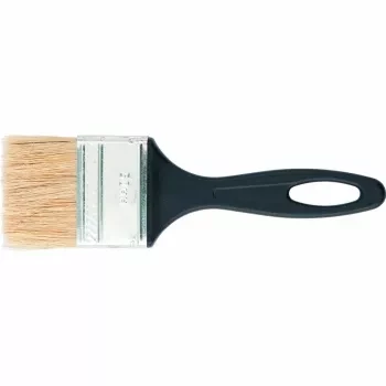 Кисть флейцевая "Стандарт", 35*6, натуральная щетина, пластиковая ручка ручка, СИБРТЕХ 82503 купить в Ханты-Мансийске