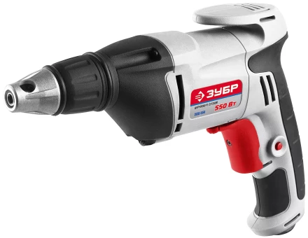 Шуруповерт ЗУБР сетевой,макс. диаметр крепежа 6мм,магнитный держатель,ремешок,0-4500об/мин,патрон HEX 1/4",550Вт ЗСШ-550 купить в Ханты-Мансийске