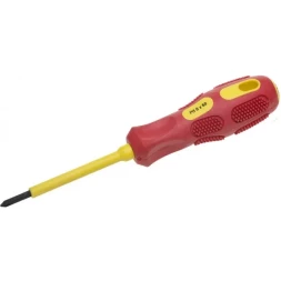 Отвертка STAYER "PROFESSIONAL" "MAX-GRIP" диэлектрическая, двухкомпонентная рукоятка, Cr-V, PH №0x60мм 25828-0-060 G