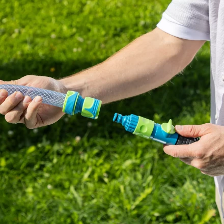 Шланг поливочный прозрачный армированный Palisad 67364 3-х слойный, 3/4&quot;, 25 м купить в Ханты-Мансийске