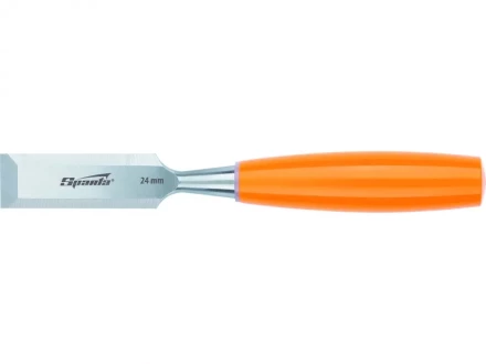 Стамеска 24 мм плоская пластмассовая рукоятка SPARTA 244255 купить в Ханты-Мансийске