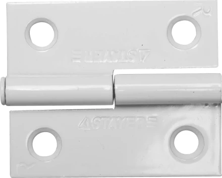 Петля дверная STAYER &quot;MASTER&quot; разъемная, цвет белый, правая, 50мм 37613-50-2R купить в Ханты-Мансийске
