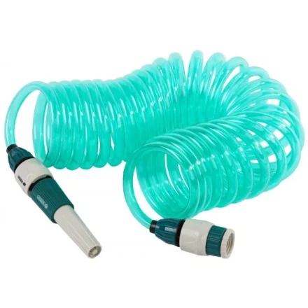 Шланг спиральный RACO для полива с наконечником и двумя внешними соединителями 4270-55895 купить в Ханты-Мансийске