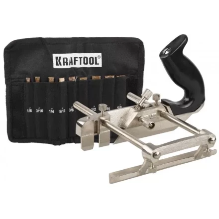 Рубанок KRAFTOOL &quot;EXPERT&quot; металлический для специальных работ, модель &quot;A52&quot;, 9 ножей в комплекте, 210мм 1-18541-H9_z01 купить в Ханты-Мансийске