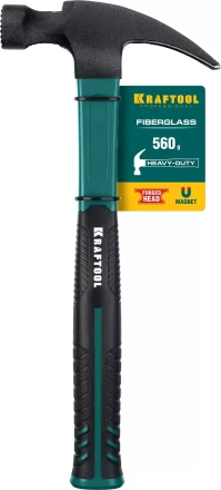 Молоток-гвоздодер с фиберглассовой двухкомпонентной рукояткой 20265-56 купить в Ханты-Мансийске