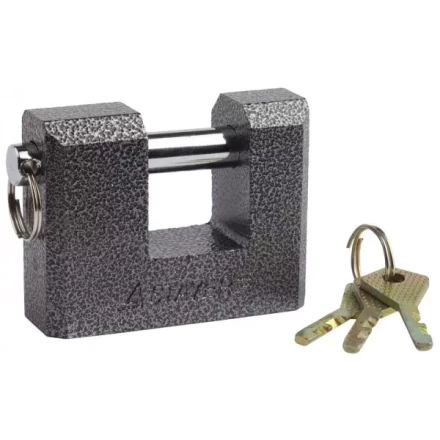 Замок STAYER &quot;MASTER&quot; навесной, П-образн.металлический корпус, с закаленной дужкой, в коробке, 80мм 37143-80 купить в Ханты-Мансийске