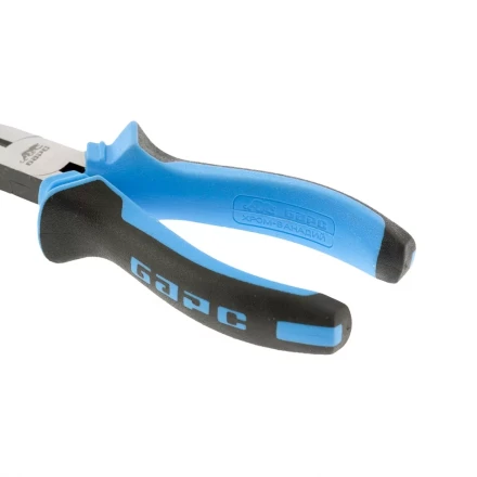 Длинногубцы прямые 160 мм хром-ванадий двухкомпонентные рукоятки БАРС 17195 купить в Ханты-Мансийске