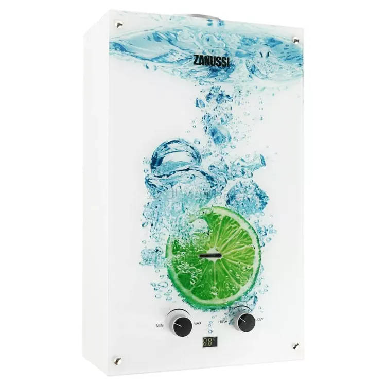 Колонка газовая Zanussi GWH 10 Fonte Glass Lime купить в Ханты-Мансийске