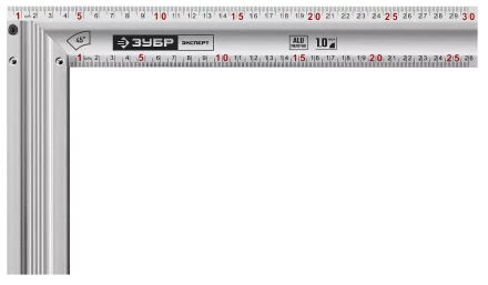 ЗУБР 300 мм, жесткий столярный угольник, Профессионал (34392-30) купить в Ханты-Мансийске