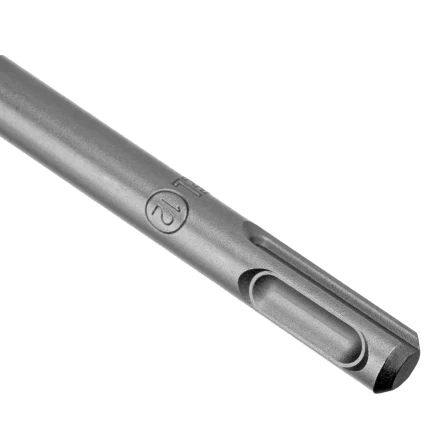 Бур по бетону Denzel, 12 x 460 мм,  двойная спираль, три пылеотводящие кромки, 705027 купить в Ханты-Мансийске