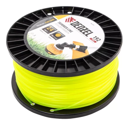 Леска для триммера круглая Denzel, 2,4мм х 192м, на DIN катушке FLEX CORD, 96280 купить в Ханты-Мансийске