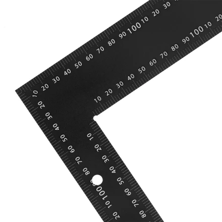 Угольник Denzel, 400 х 600 мм, алюминиевый, лазерная гравировка 32393 купить в Ханты-Мансийске