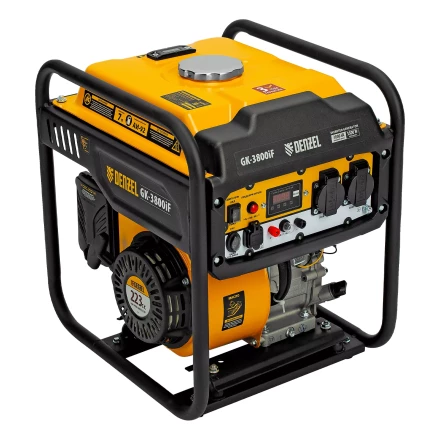 Генератор инверторный DENZEL GK-3800iF, 3,8 кВт, 230 В, ручной старт купить в Ханты-Мансийске