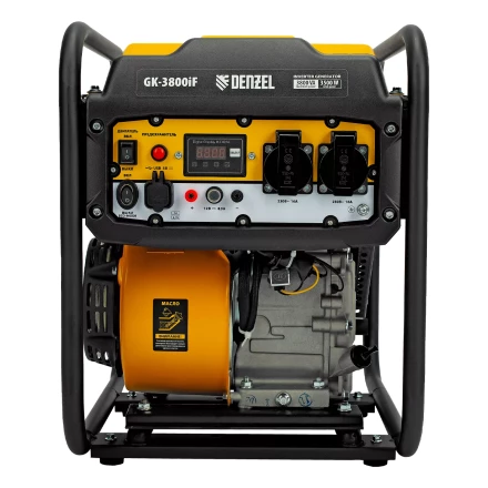 Генератор инверторный DENZEL GK-3800iF, 3,8 кВт, 230 В, ручной старт купить в Ханты-Мансийске