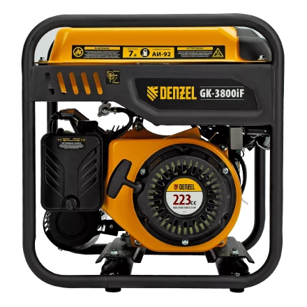 Генератор инверторный DENZEL GK-3800iF, 3,8 кВт, 230 В, ручной старт купить в Ханты-Мансийске