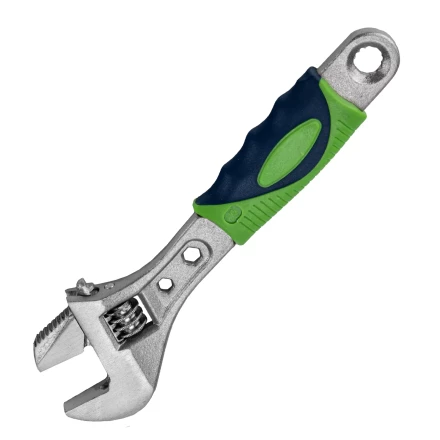 Ключ разводной Сибртех, 150мм, переставная губка, 2-х комп. рукоятка, 15597 купить в Ханты-Мансийске