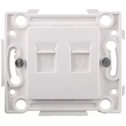 Розетка СВЕТОЗАР телефонная, 2 гнезда SV-55245-2 купить в Ханты-Мансийске