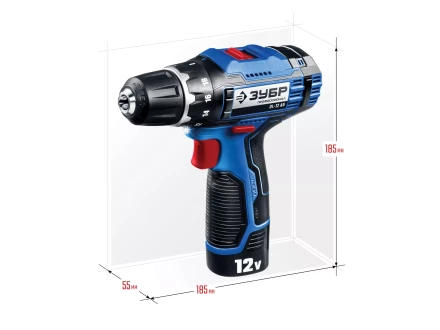 Дрель-шуруповерт 2 АКБ DL-12 A5 серия ПРОФЕССИОНАЛ купить в Ханты-Мансийске