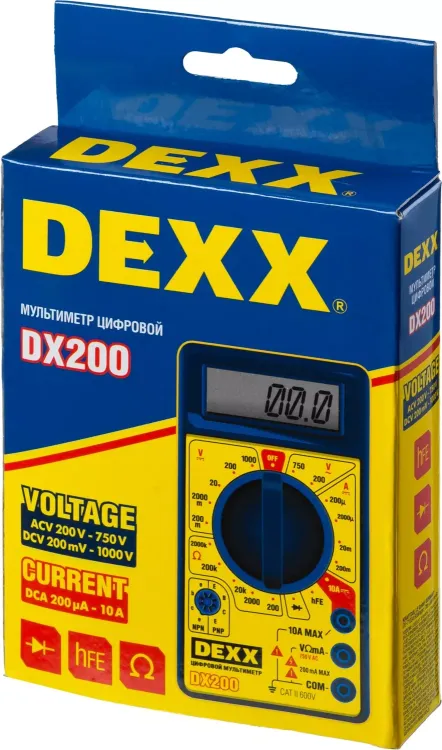 Мультиметр DEXX DX200 цифровой 45300 купить в Ханты-Мансийске