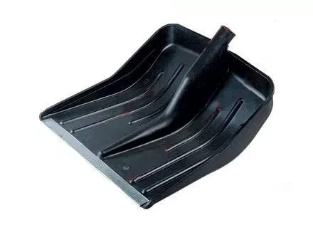 Лопата снеговая 445 x 385 мм без черенка пластмассовая алюминиевая окантовка Россия 61441 купить в Ханты-Мансийске