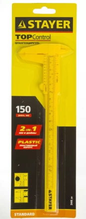 Штангенциркуль STAYER &quot;STANDARD&quot; пластмассовый, 150 мм 3440_z01 купить в Ханты-Мансийске