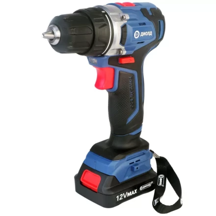 Аккумуляторная дрель-шуруповерт Диолд ДЭА-12ЛИ-08 купить в Ханты-Мансийске