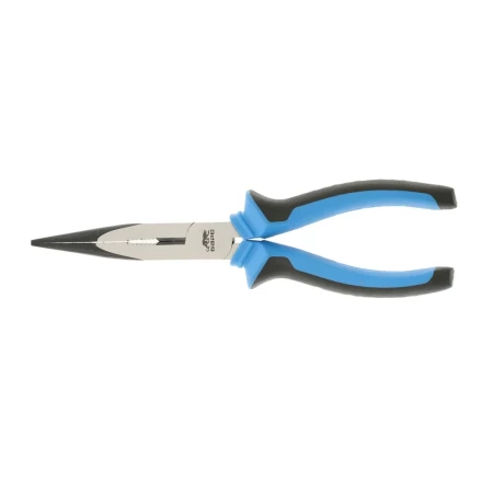 Длинногубцы прямые 200 мм хром-ванадий двухкомпонентные рукоятки БАРС 17196 купить в Ханты-Мансийске