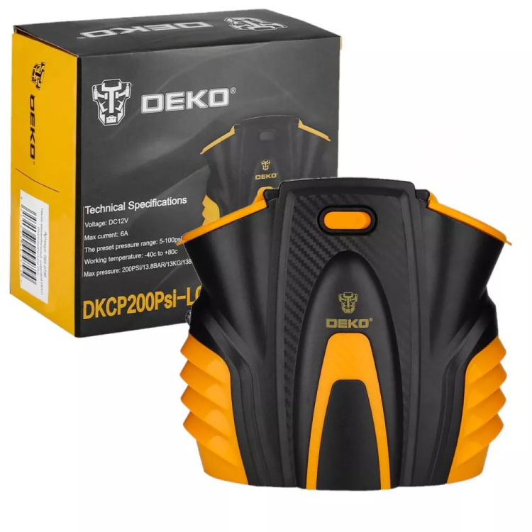Насос автомобильный цифровой DEKO DKCP200Psi-LCD Plus, 065-0796 купить в Ханты-Мансийске