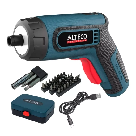 Аккумуляторная отвертка угловая ALTECO CSD 4V 67506 купить в Ханты-Мансийске