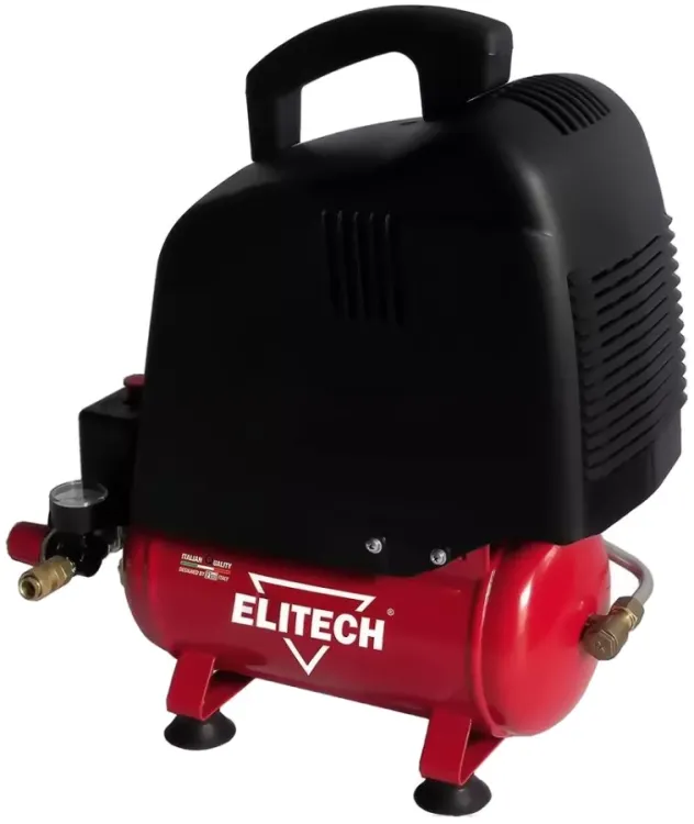Компрессор безмасляный поршневой прямой привод ELITECH КПБ 190/6+ОН купить в Ханты-Мансийске