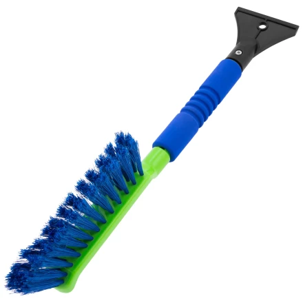 Щетка-сметка для снега со скребком, мягкая рукоятка, 425 мм Сибртех 55315 купить в Ханты-Мансийске