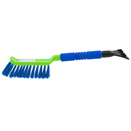 Щетка-сметка для снега со скребком, мягкая рукоятка, 425 мм Сибртех 55315 купить в Ханты-Мансийске