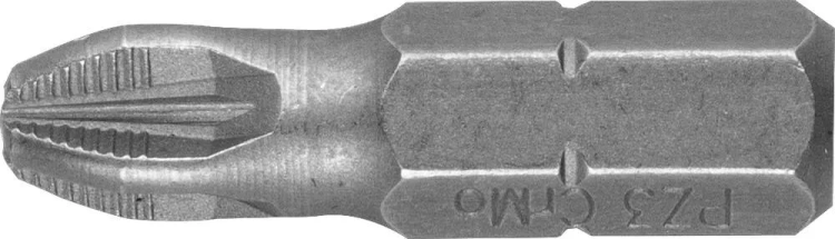 ЗУБР 2 шт, PZ3, 25 мм, кованые биты (26003-3-25-2) купить в Ханты-Мансийске