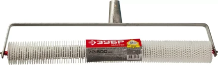 Валик игольчатый ЗУБР &quot;МАСТЕР&quot; для наливных полов на металлической рамке, под удлинитель, пластмассовые иглы 13мм, 72х600мм 03952-60 купить в Ханты-Мансийске