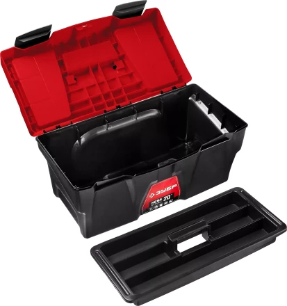 Ящик для инструмента &quot;НЕВА-20&quot; пластиковый, ЗУБР 38323-20 купить в Ханты-Мансийске