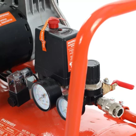 Компрессор поршневой безмасляный PATRIOT WO 80-360 купить в Ханты-Мансийске