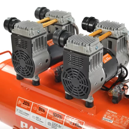 Компрессор поршневой безмасляный PATRIOT WO 80-360 купить в Ханты-Мансийске