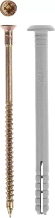Дюбель-гвоздь ЗУБР &quot;МАСТЕР&quot; полипропиленовый, грибовидный бортик, 6 x 60 мм, 90 шт 4-301355-06-060 купить в Ханты-Мансийске
