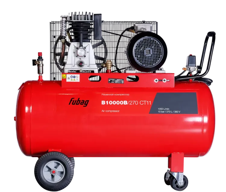 Компрессор масляный поршневой ременной Fubag  B10000B/270 СТ11  купить в Ханты-Мансийске