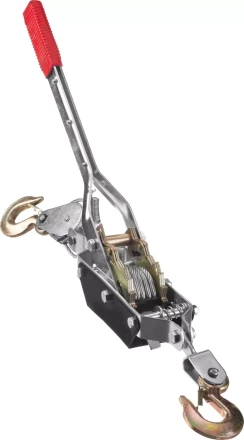 Лебедка ручная рычажная MIRAX, тросовая, 1,5т, 1,8м 43130-1.5 купить в Ханты-Мансийске