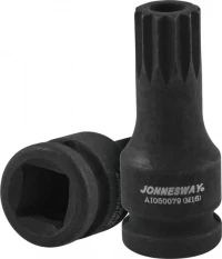Насадка М16 tamperproof 1/2''DR для сливных пробок картеров агрегатов трансмиссий а/м VAG AI050079 Jonnesway 48943