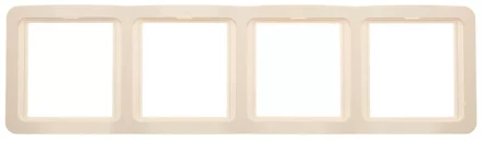 Панель СВЕТОЗАР &quot;ГАММА&quot; четверная вертикальная, цвет бежевый SV-54151-B купить в Ханты-Мансийске